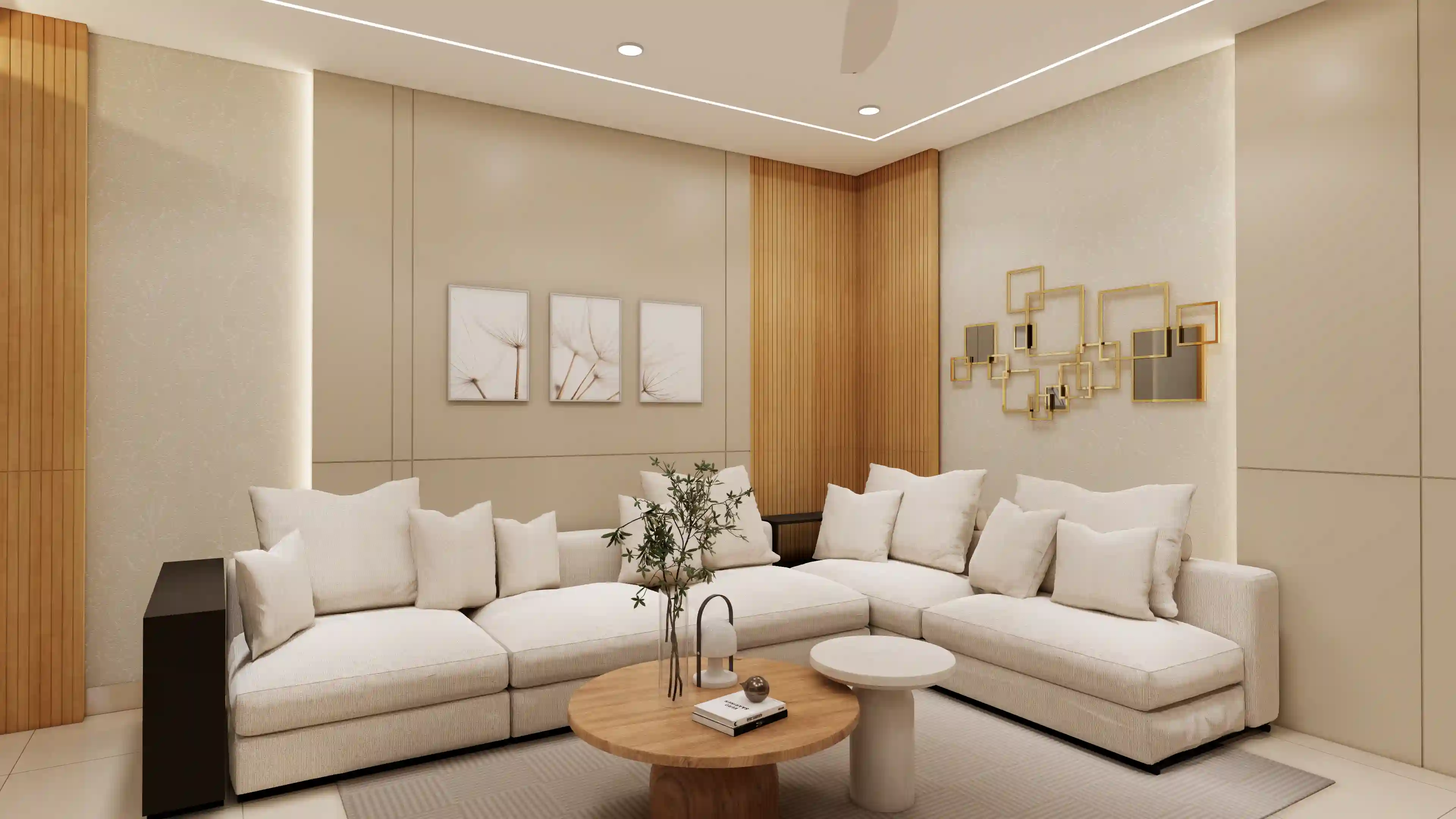 Sobha Arbor 3 BHK Interior Design Project by Interiors360