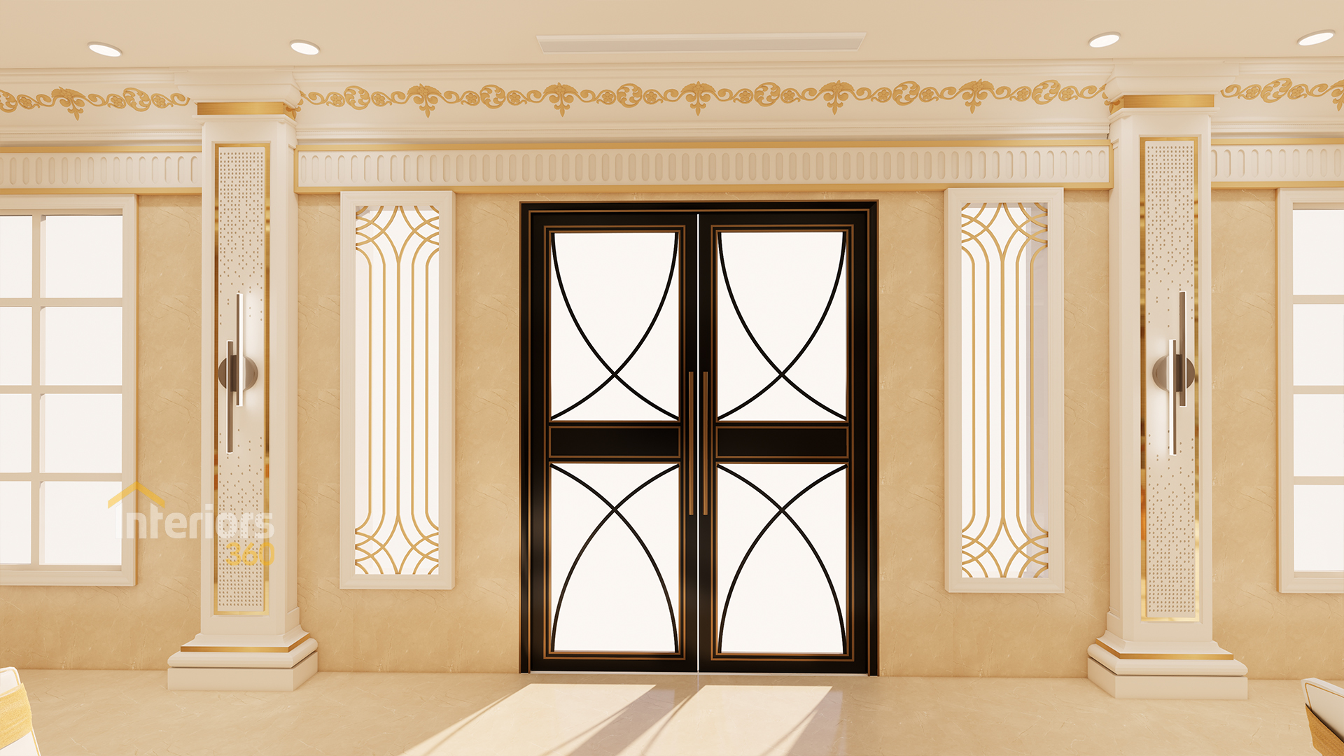 Stylish banquet hall interior design for events in Chennai