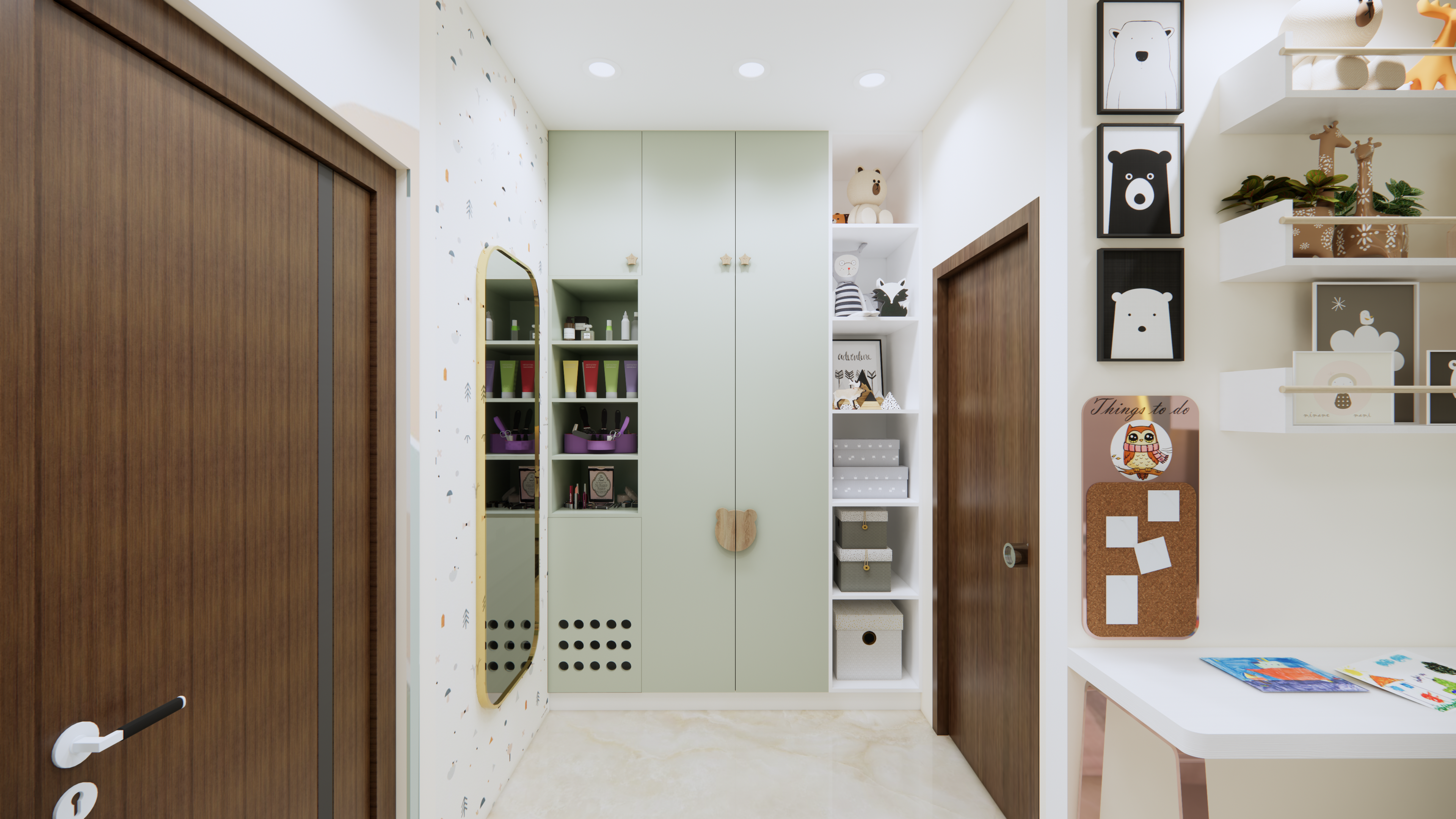 Contemporary luxury apartment interior design in Chennai by Interiors360