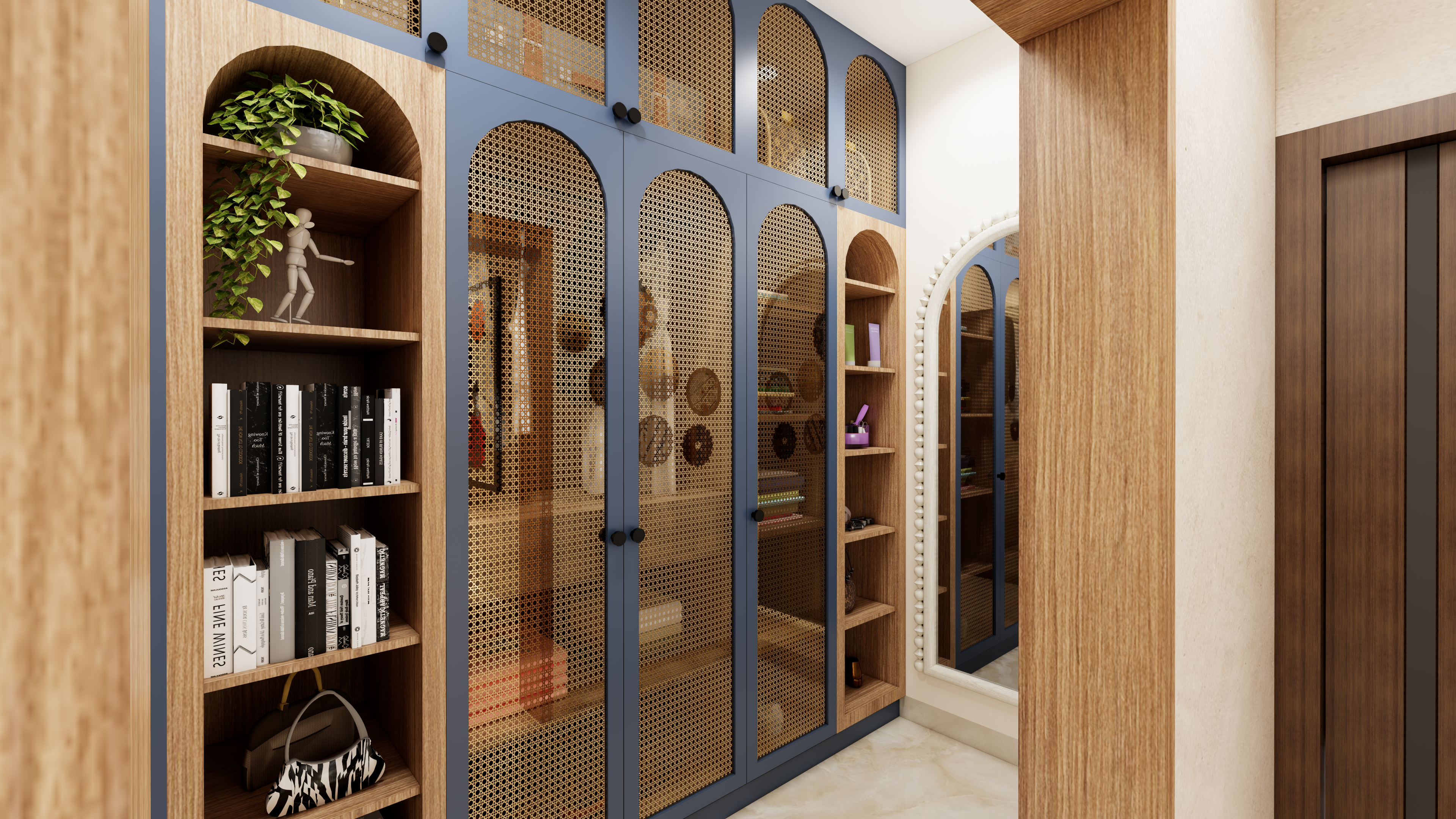 Contemporary luxury apartment interior design in Chennai by Interiors360