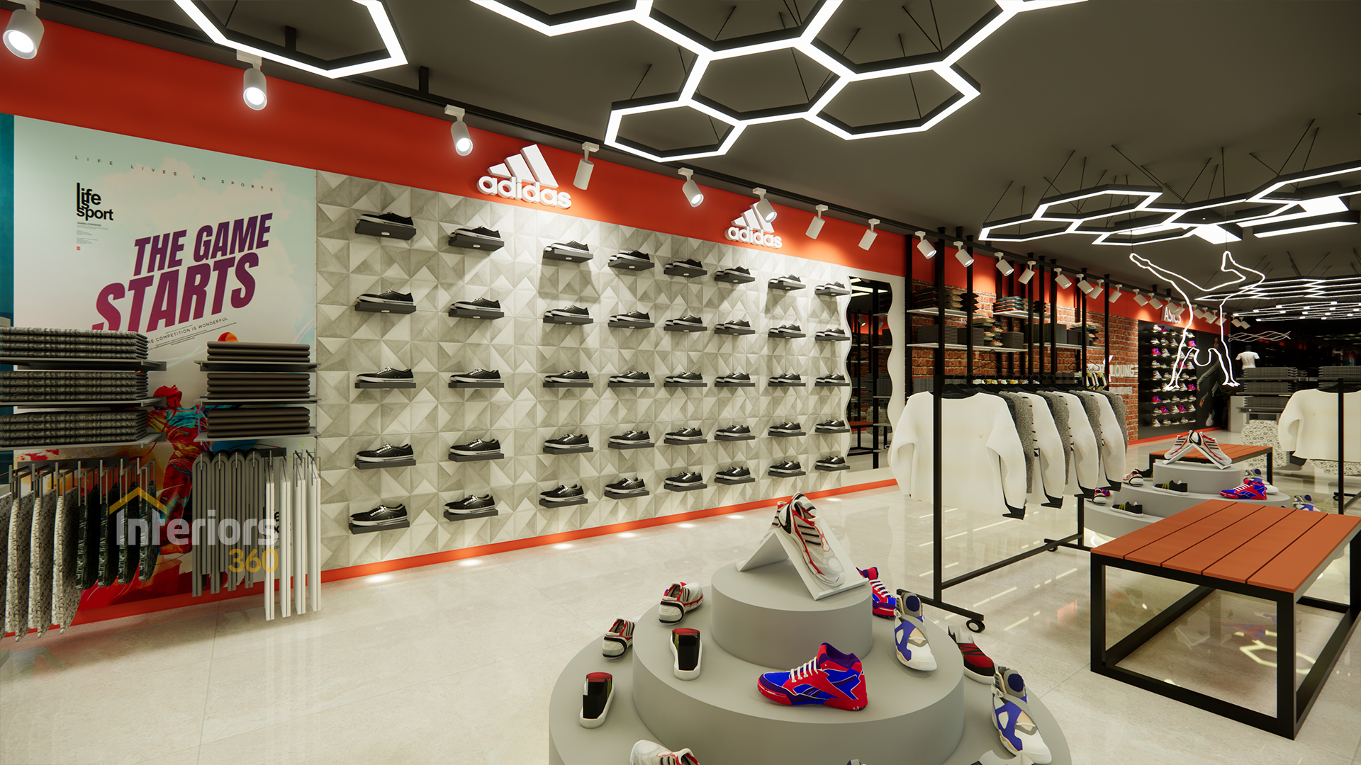Designer retail interior design in Chennai by Interiors360