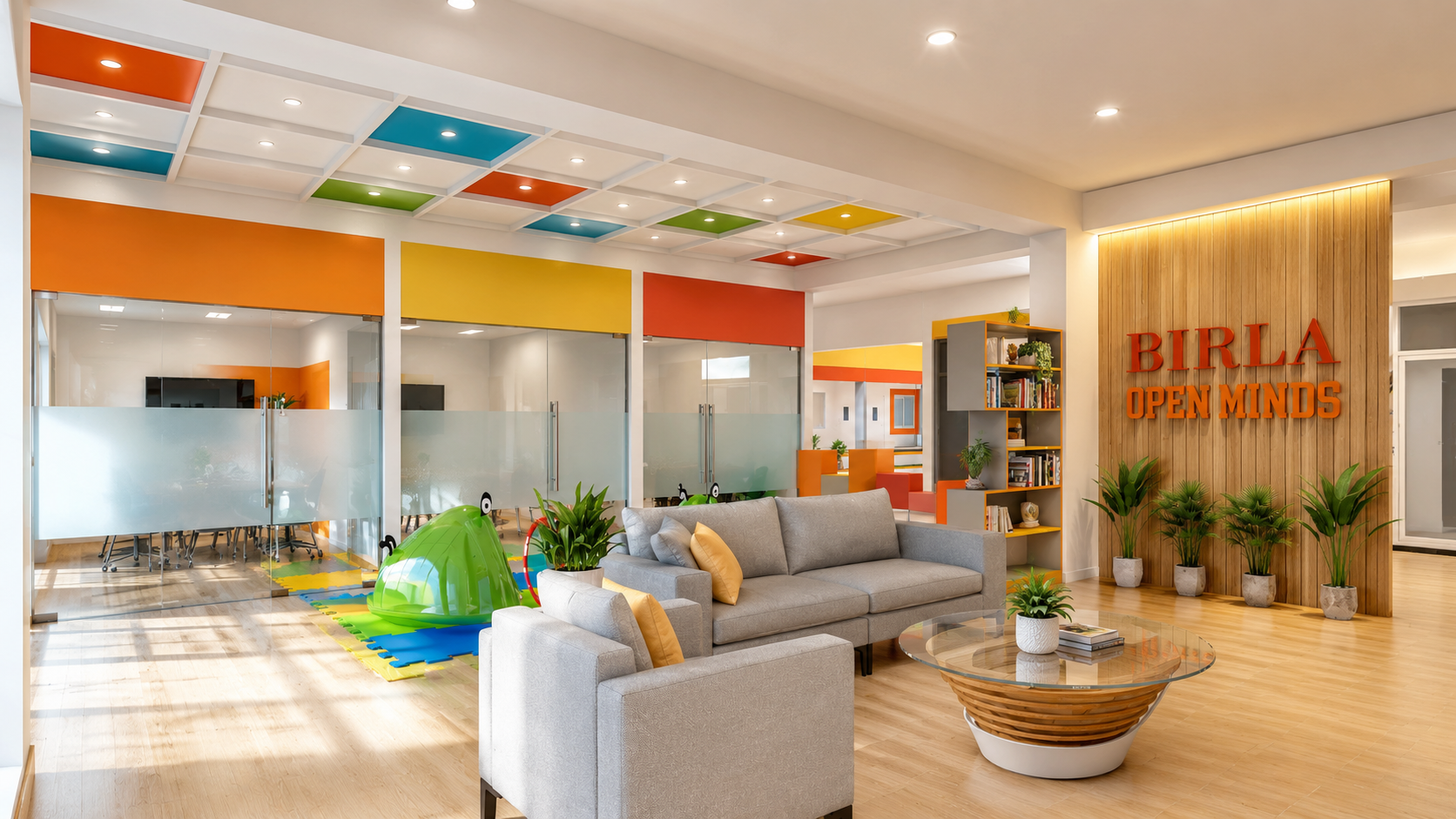 Contemporary school interior design in Chennai by Interiors360