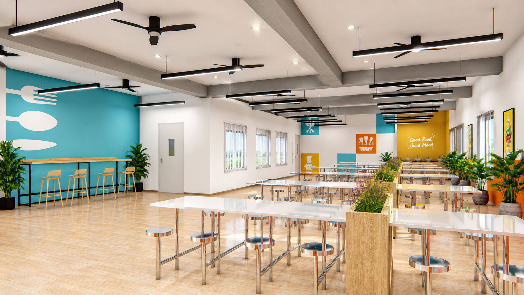 Student-friendly school interior design in Chennai