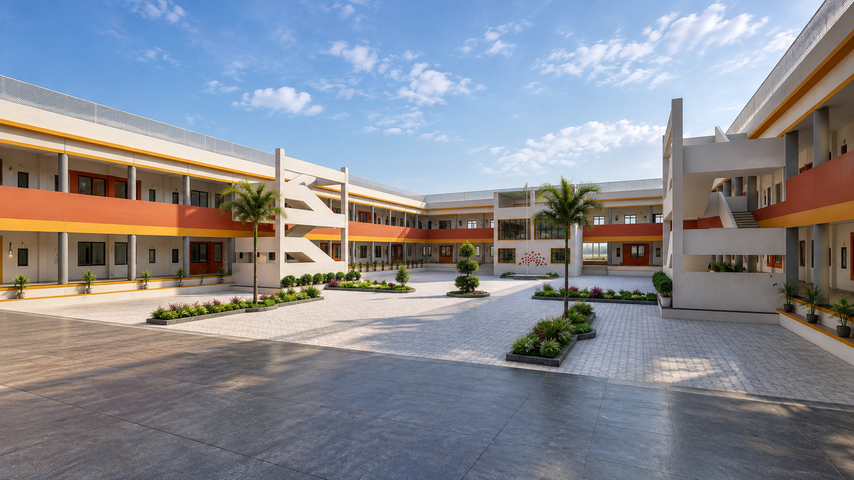 Complete school interior design project in Chennai by Interiors360
