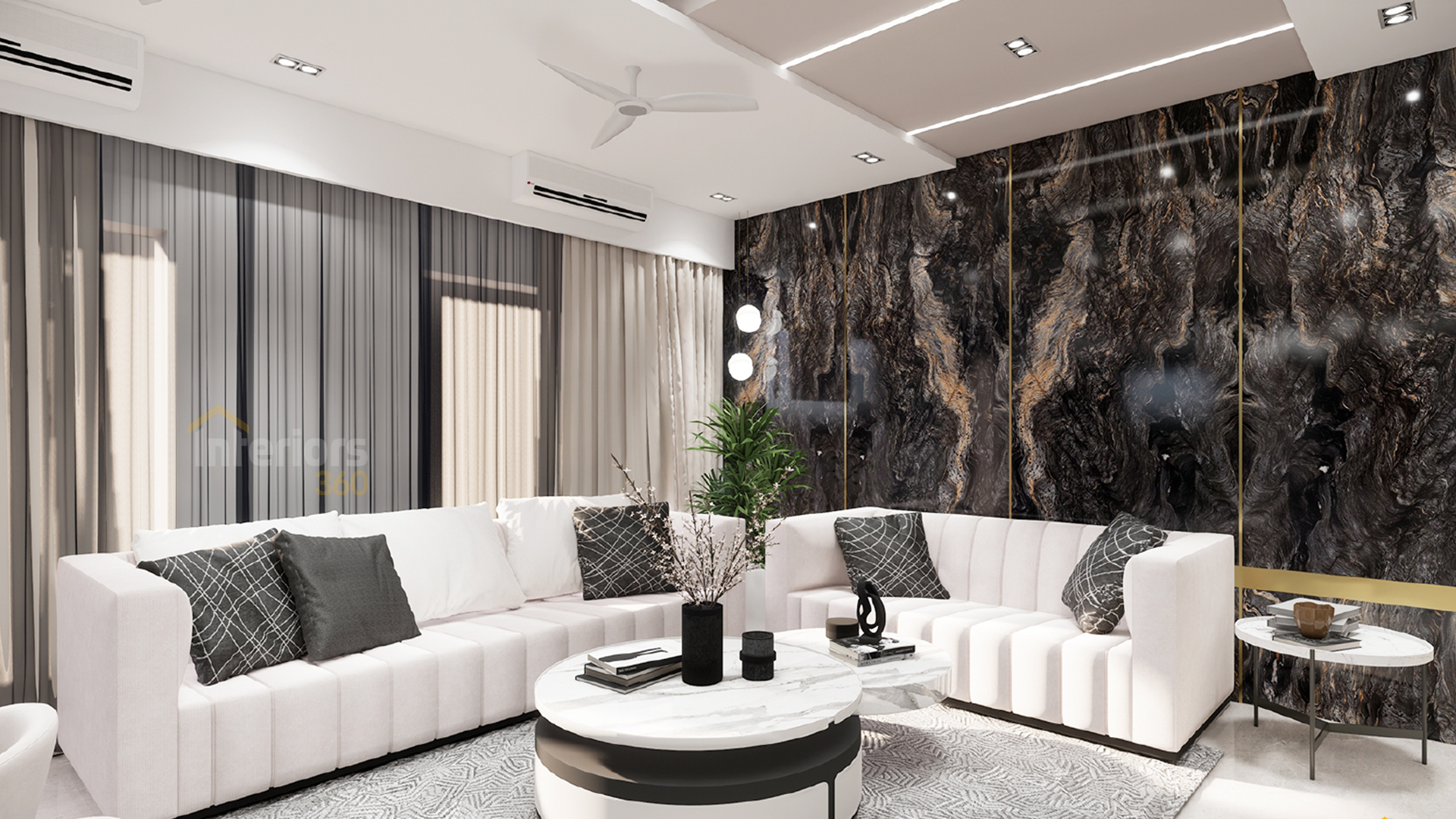 Sophisticated contemporary villa interiors in Chennai