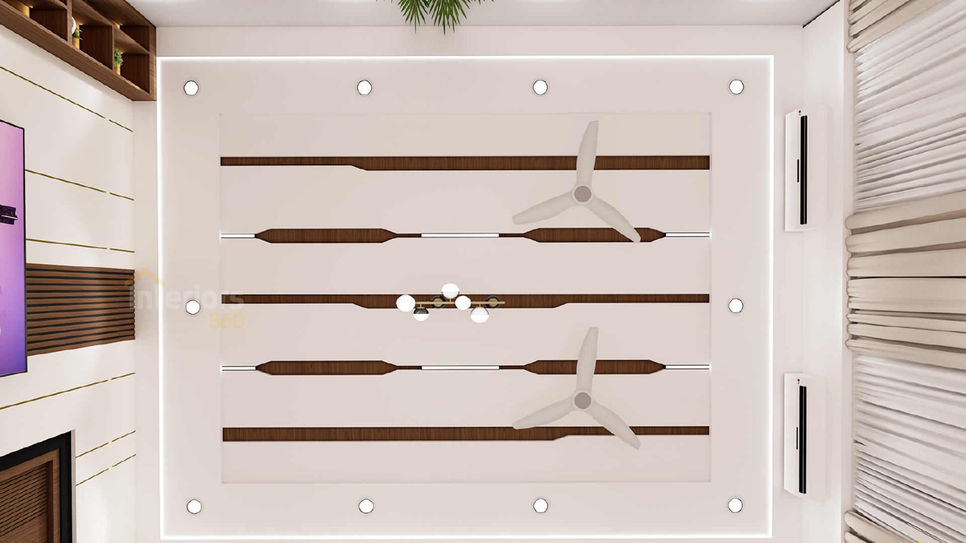 Luxury villa dining room interior design in Chennai